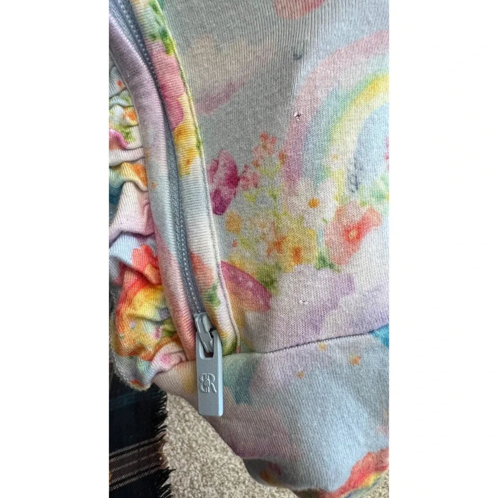 Bums & Roses Gangs All Hare and Over the Rainbow Convertible Rompers 12-18‎ mos